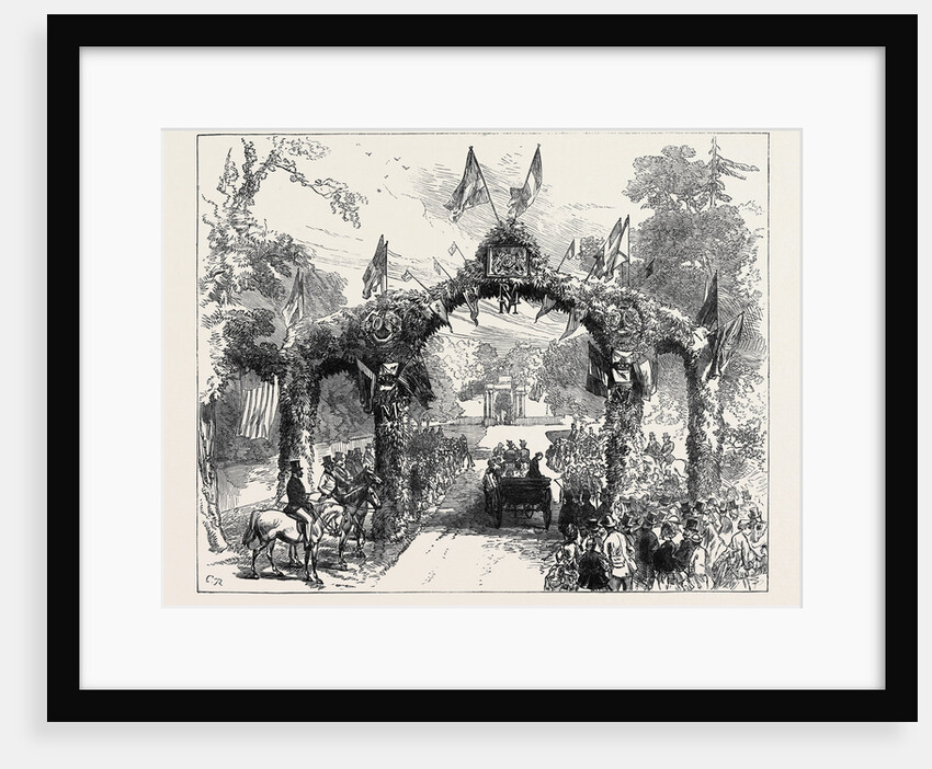Arrival of the Earl of Pembroke at Wilton 1871 by Anonymous