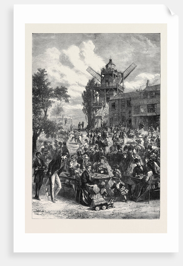 A Saturday Half Holiday 1871 by Anonymous