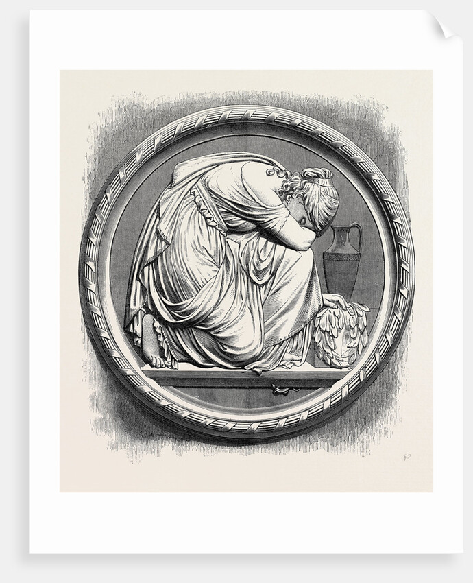 Grief, Berlin in the Royal Academy Exhibition 1871 by Anonymous