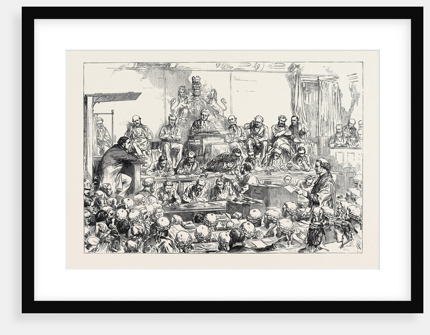 The Tichborne Trial: Sketch in Court 1871 by Anonymous