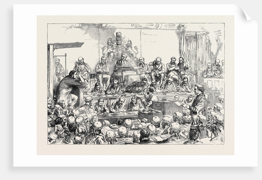 The Tichborne Trial: Sketch in Court 1871 by Anonymous