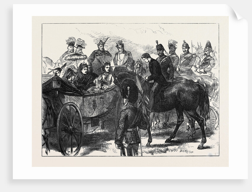 The French Prince Imperial at Queen Victoria's Review in Bushey Park 1871 by Anonymous