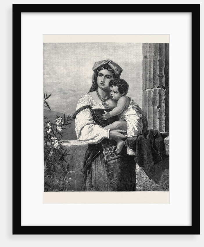 Italian Mother and Child, 1871 by Anonymous