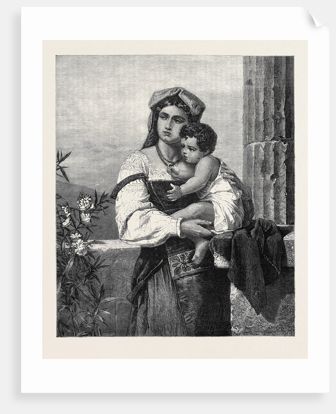Italian Mother and Child, 1871 by Anonymous