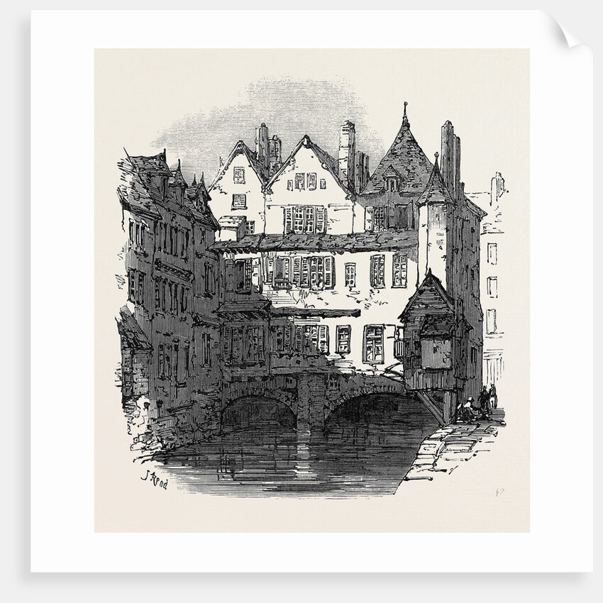 On the Canal Abbeville 1871 by Anonymous