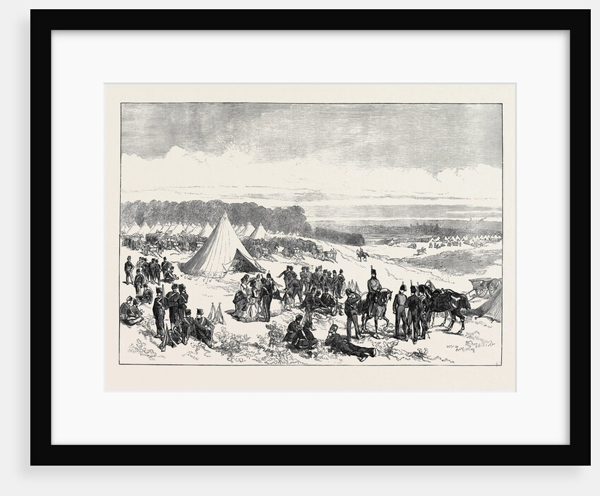 Encampment of the Portsmouth Garrison 1871 by Anonymous