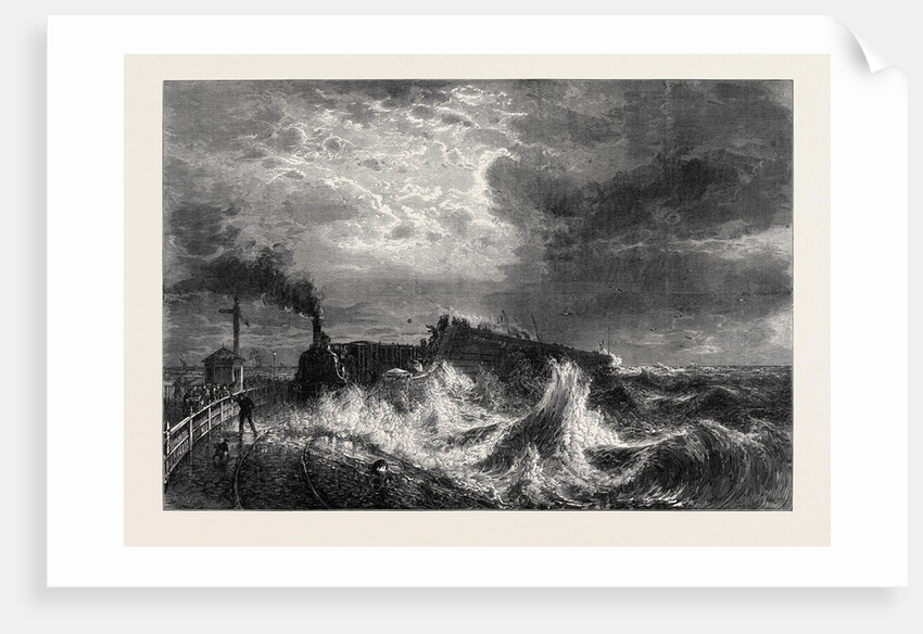 Arrival of the French Mail-Boat at Dover, 1871 by Anonymous
