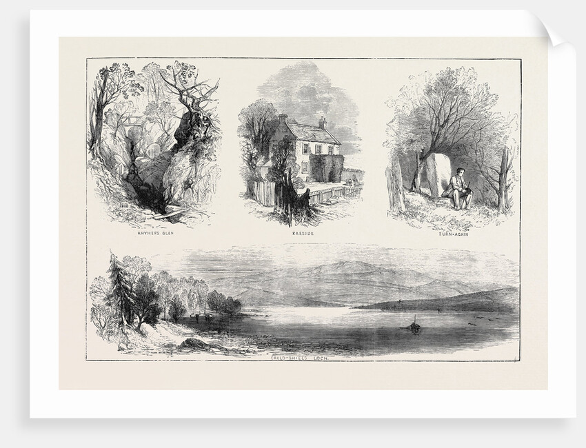 The Scott Centenary: Views at Abbotsford 1871 by Anonymous