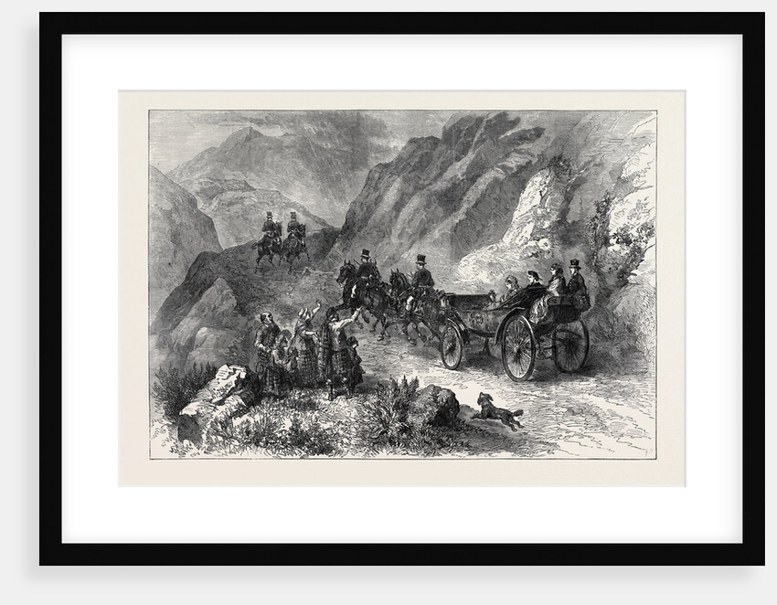 Princess Louise and the Marquis of Lorne at Rest and Be Thankful Near Inverary 1871 by Anonymous