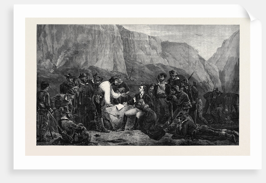 Brigands and Captives, in the French Gallery International Exhibition 1871 by Anonymous
