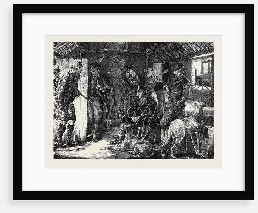 A Highland Shelter in a Storm by Anonymous