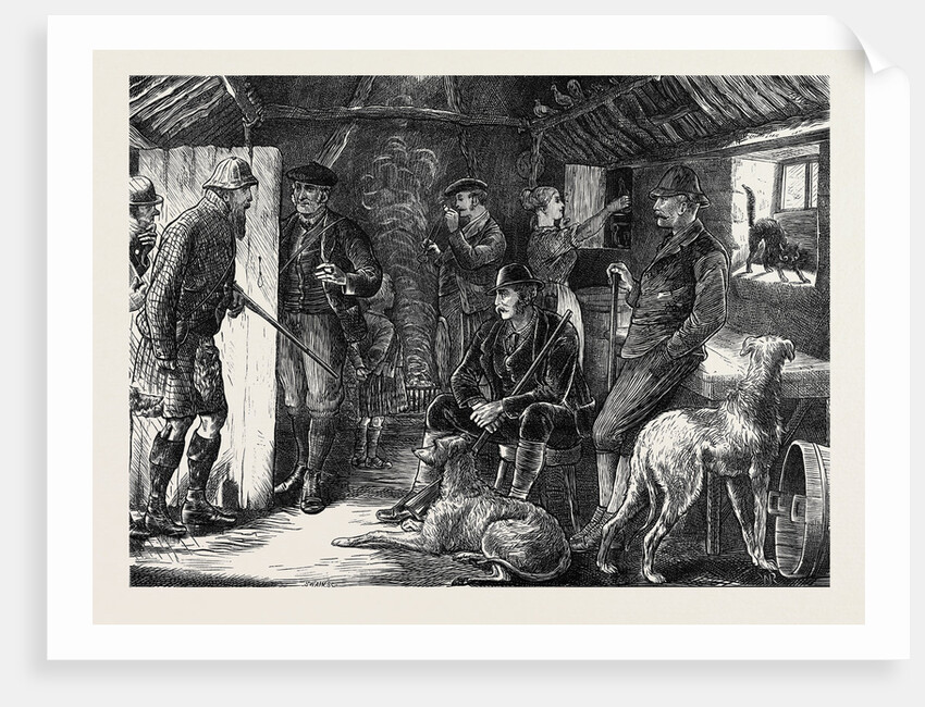 A Highland Shelter in a Storm by Anonymous