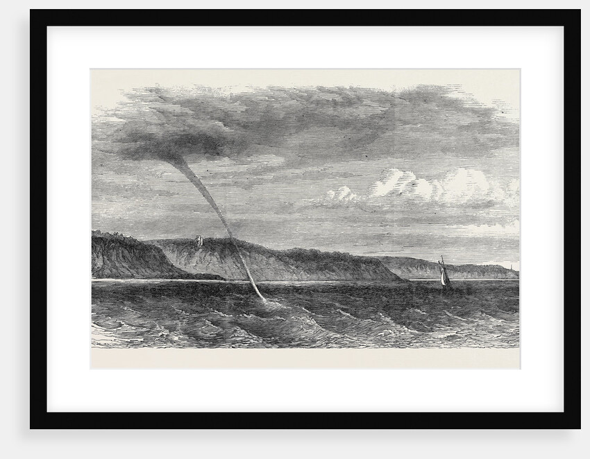 Waterspout Seen Between Bournemouth and Poole 1871 by Anonymous