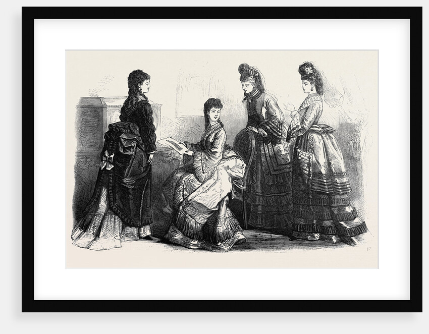 Paris Fashions for October 1871 by Anonymous