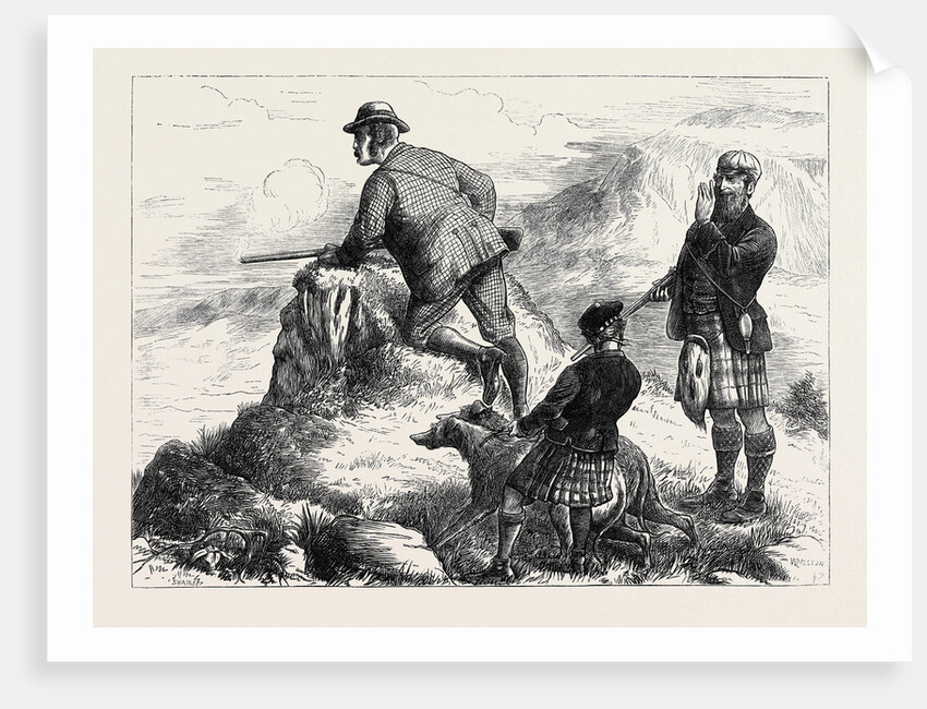 Highland Deerstalking: by George! Missed Again. 1871 by Anonymous