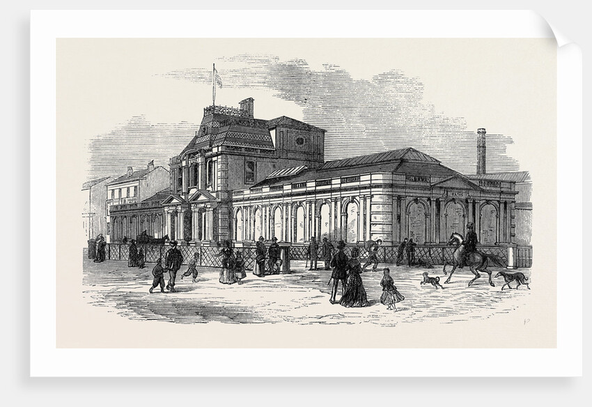 Southport Sea-Water Baths 1871 by Anonymous