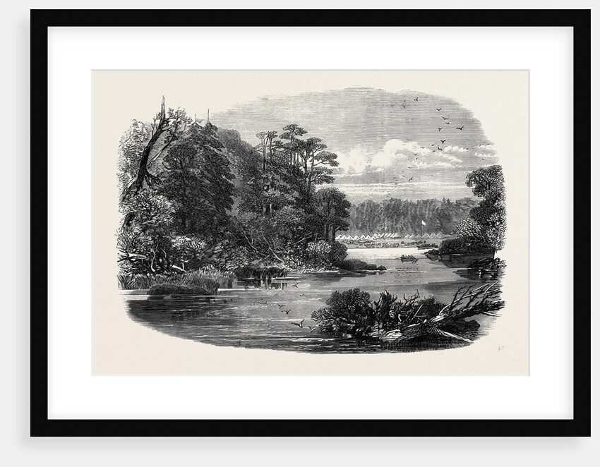 The Red River Expedition: Camp of the 60th Rifles Near Shebandowan 1871 by Anonymous
