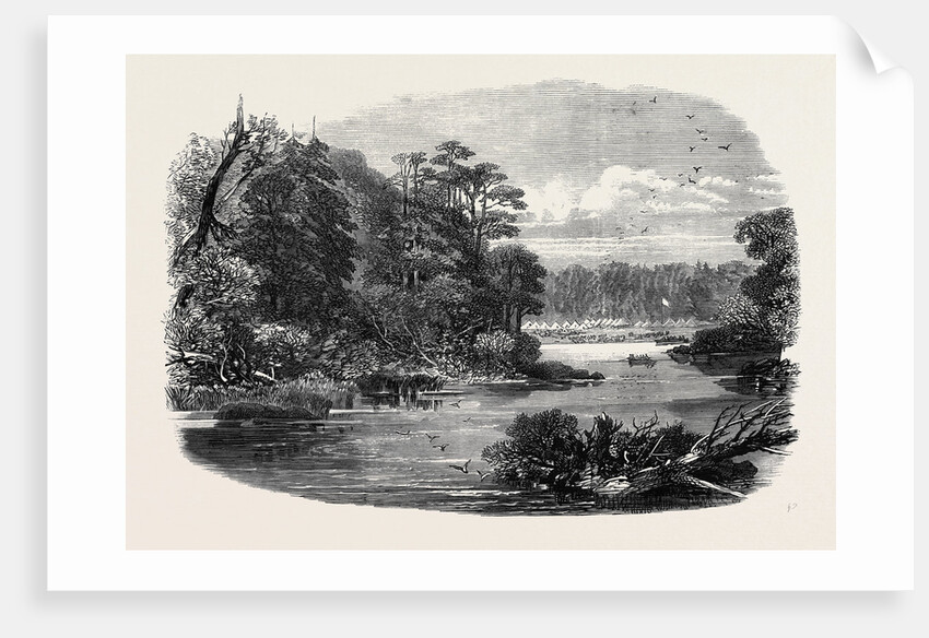 The Red River Expedition: Camp of the 60th Rifles Near Shebandowan 1871 by Anonymous
