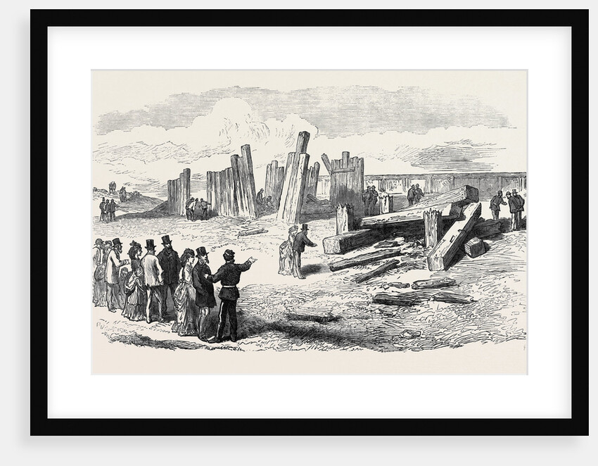 Siege Operations at Chatham: Destruction of the Stockade by Gun-Cotton and Powder 1871 by Anonymous