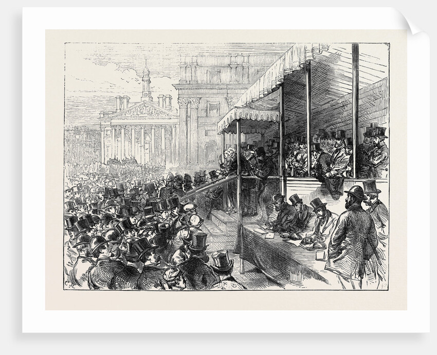 Opening Queen Victoria Street City London 1871 by Anonymous
