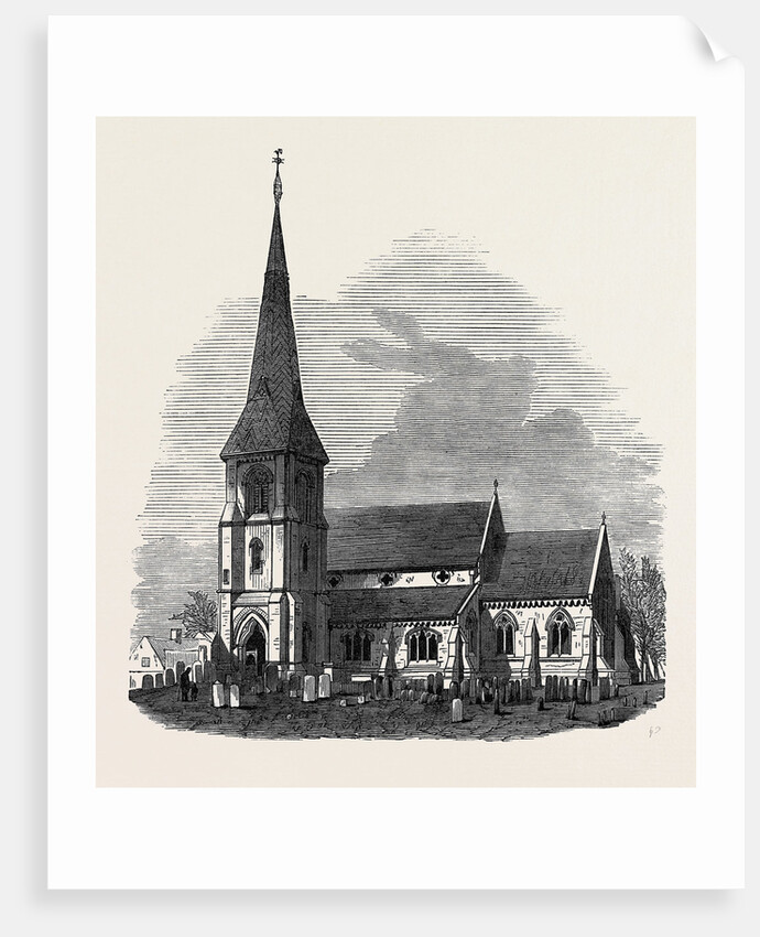 Fosdyke Church Lincolnshire 1871 by Anonymous
