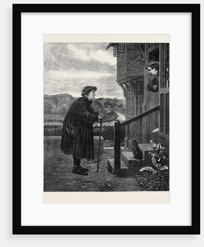The Village Gossip, from the Exhibition in the Dudley Gallery 1871 by Anonymous