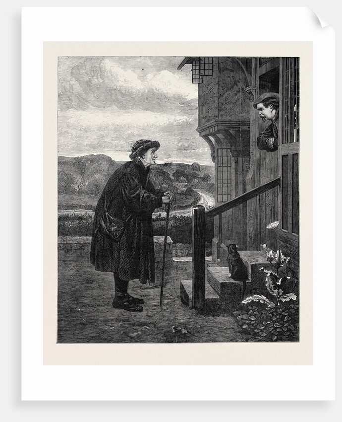 The Village Gossip, from the Exhibition in the Dudley Gallery 1871 by Anonymous