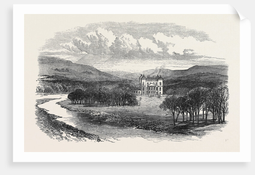 Duff House Near Banff the Seat of the Earl of Fife 1871 by Anonymous