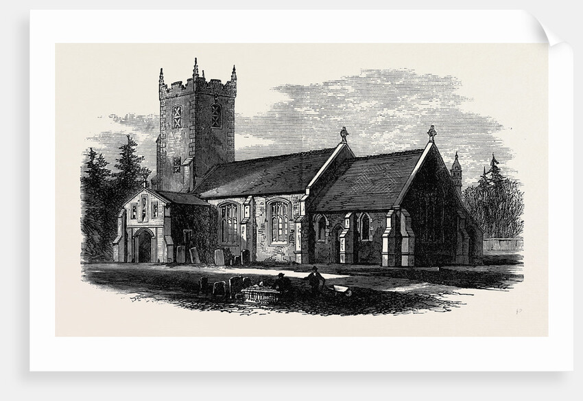 Sandringham Church 1871 by Anonymous