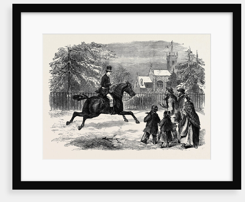 A Messenger from Sandringham to Lynn Regis 1871 by Anonymous