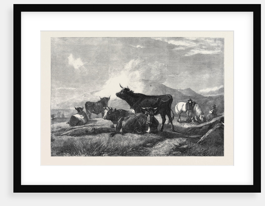 A Rest on the Road to the Fair, in the Exhibition of the Royal Academy by Anonymous