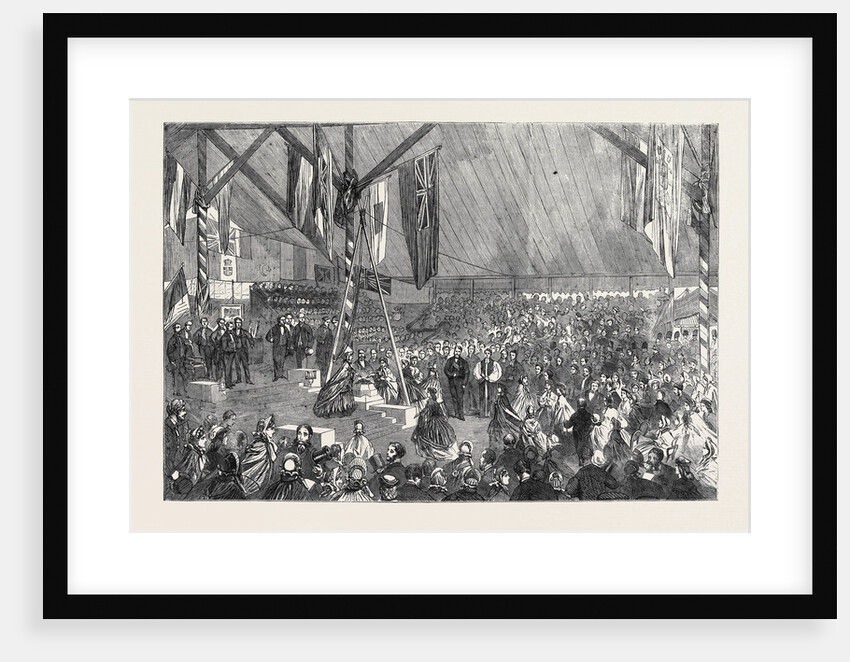 Laying the Foundation Stone of the Merchant Seamen's Orphan Asylum by the Prince Consort: Ladies Placing Purses on the Stone by Anonymous
