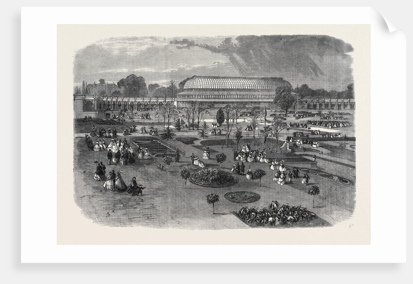 The Royal Horticultural Society's Gardens South Kensington Showing the Conservatory and Portions of the Arcades by Anonymous