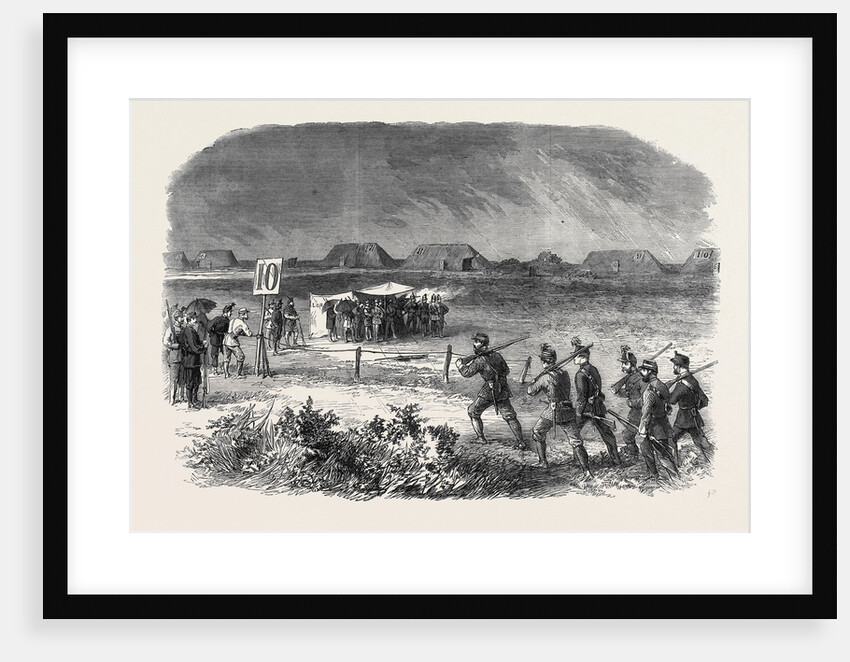 Firing at the 200 Yards Range on Thursday Week National Rifle Association Meeting at Wimbledon July 13 1861 by Anonymous