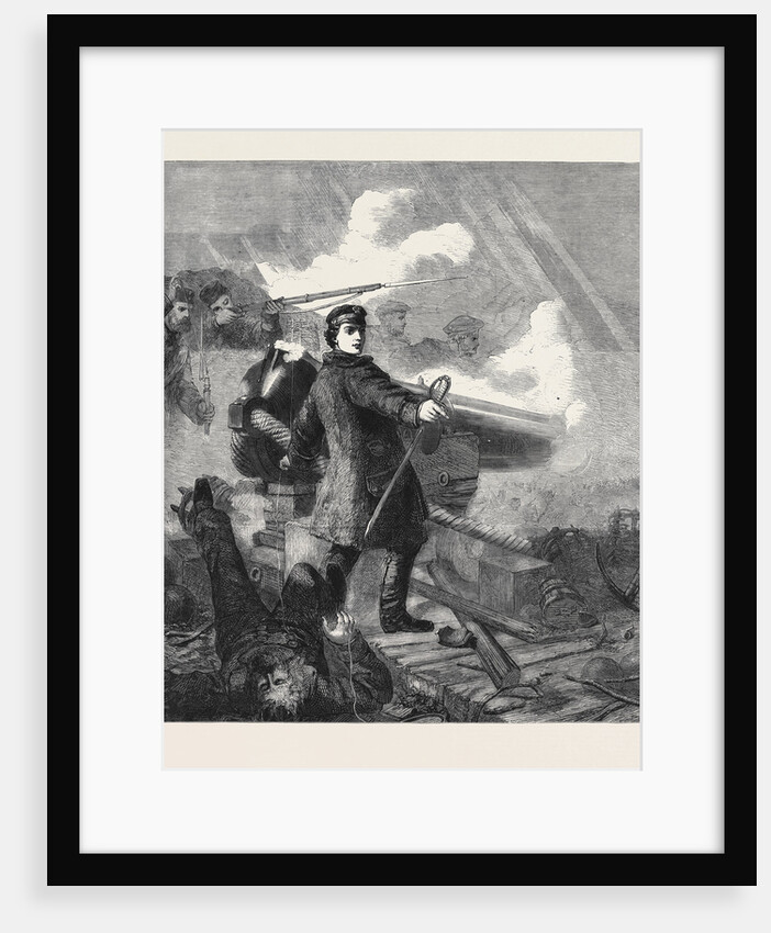 Gallant Act of Commander W.N. Hewett Before Sebastopol by Desanges in the Victoria Cross Gallery by Anonymous