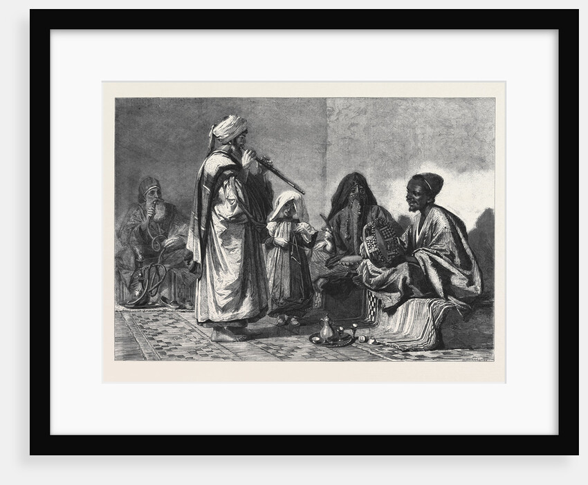 A Rehearsal Cairo, in the Exhibition of the Society of Painters in Water Colours by Anonymous