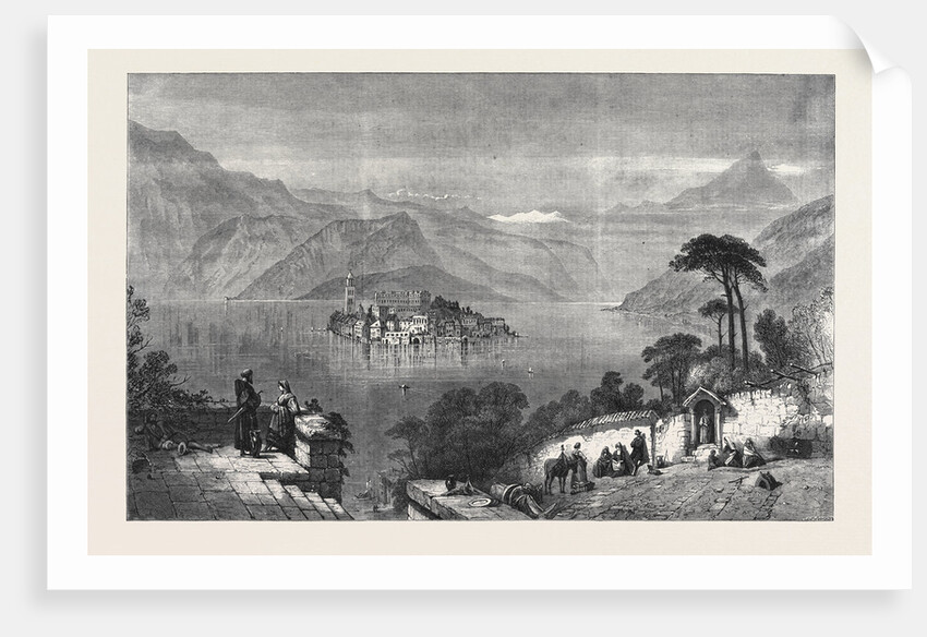 The Lago D'Orta, in the Exhibition of the Society of Painters in Water Colours by Anonymous