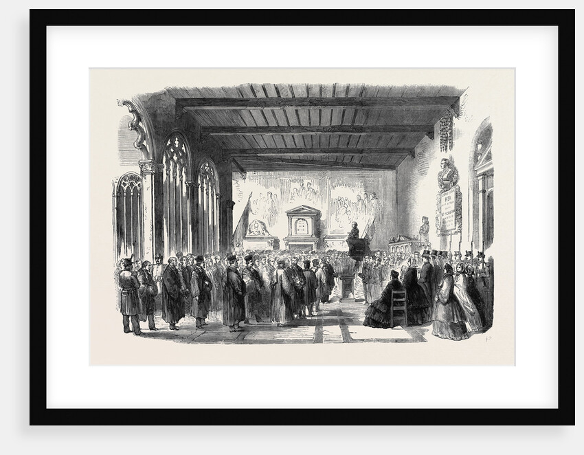 Inauguration of Cavour's Monument in the Campo Santo at Pisa July 20 1861 by Anonymous
