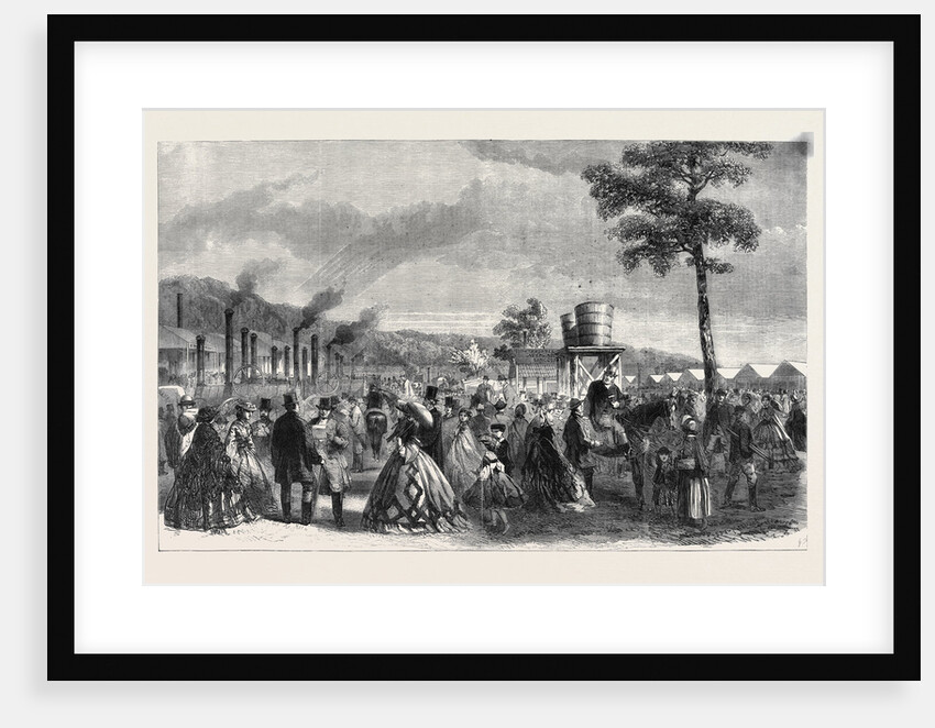 The Implement Yard at the Royal Agricultural Society's Show at Leeds July 27 1861 by Anonymous