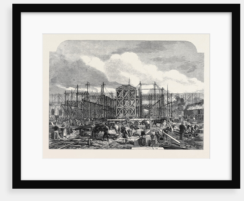 Progress of the Building for the International Exhibition of 1862. by Anonymous