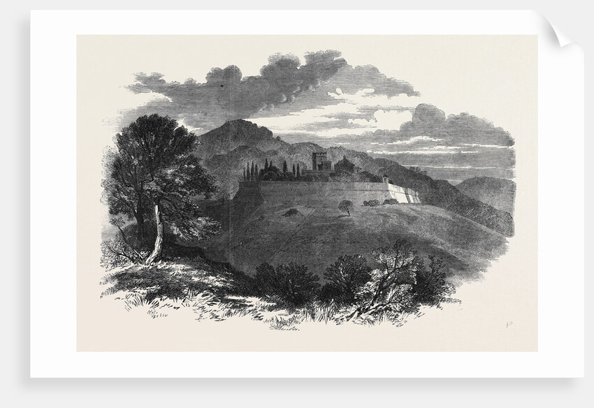 Brolio the Ancestral Seat of the Ricasoli Family by Anonymous