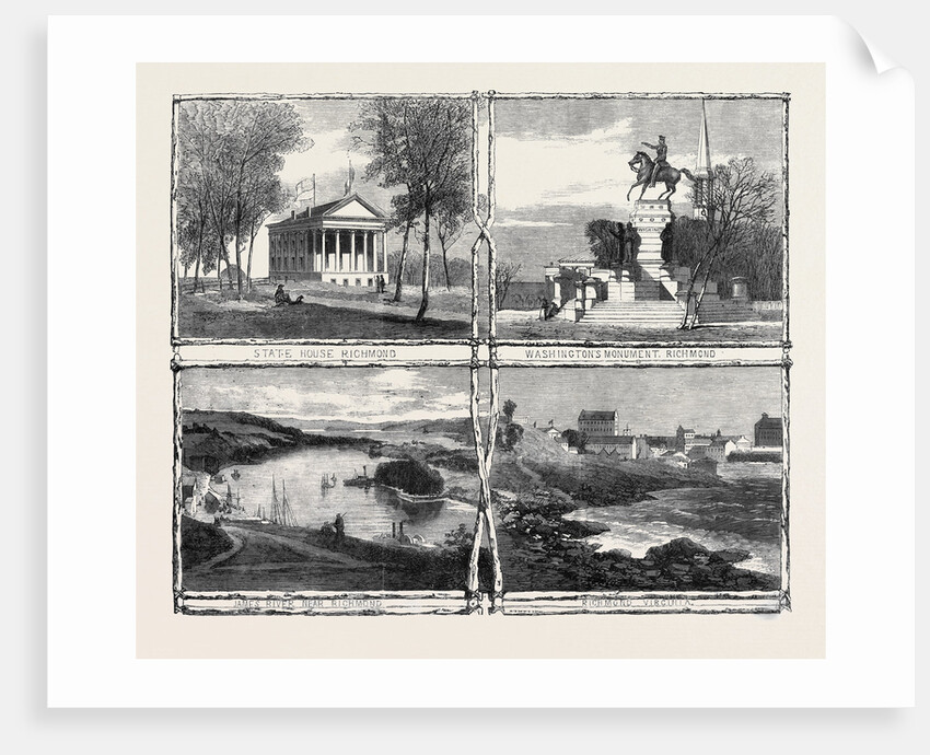 The Civil War in America: Sketches from Richmond Virginia the Capital of the Confederate States of America by Anonymous