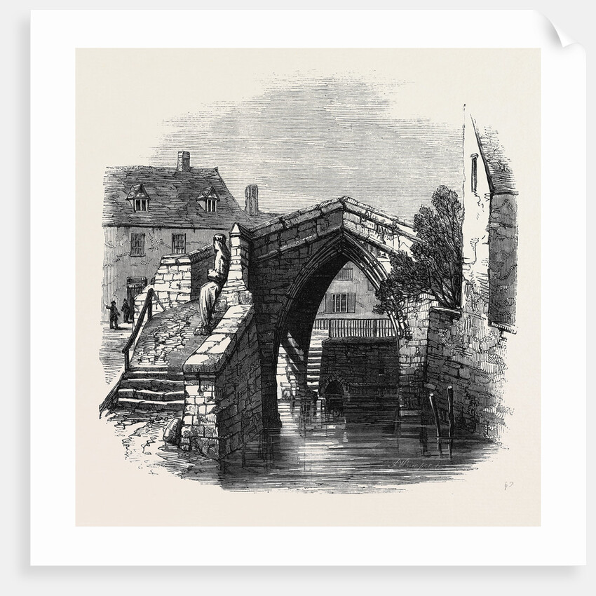 Crowland Bridge Lincolnshire the Archaeological Institute of Great Britain and Ireland by Anonymous