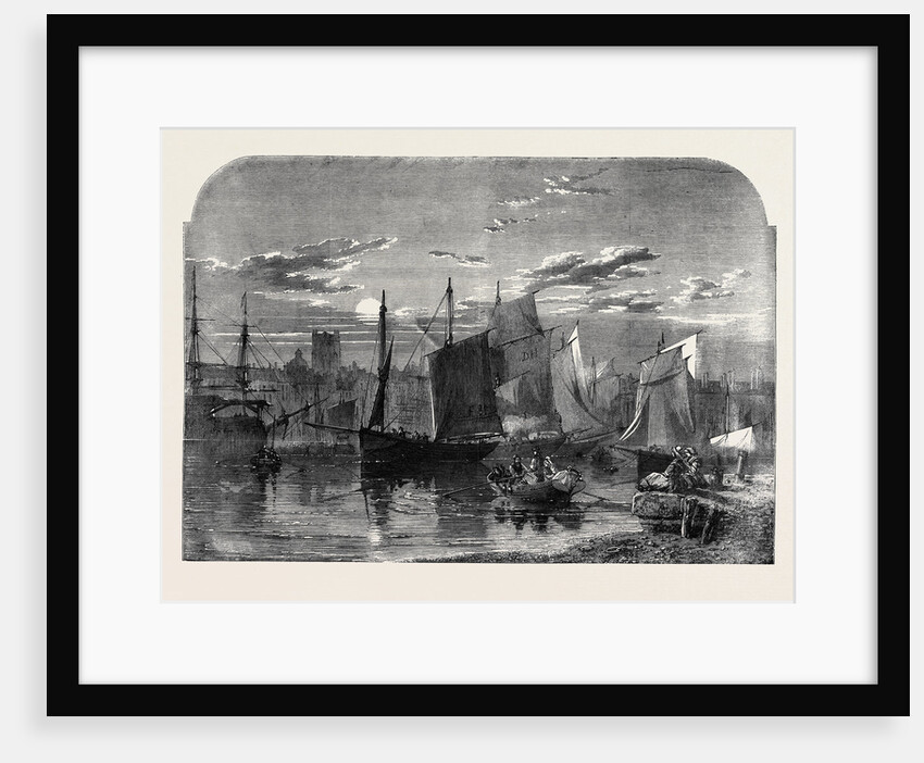 The Port of Dieppe by Anonymous