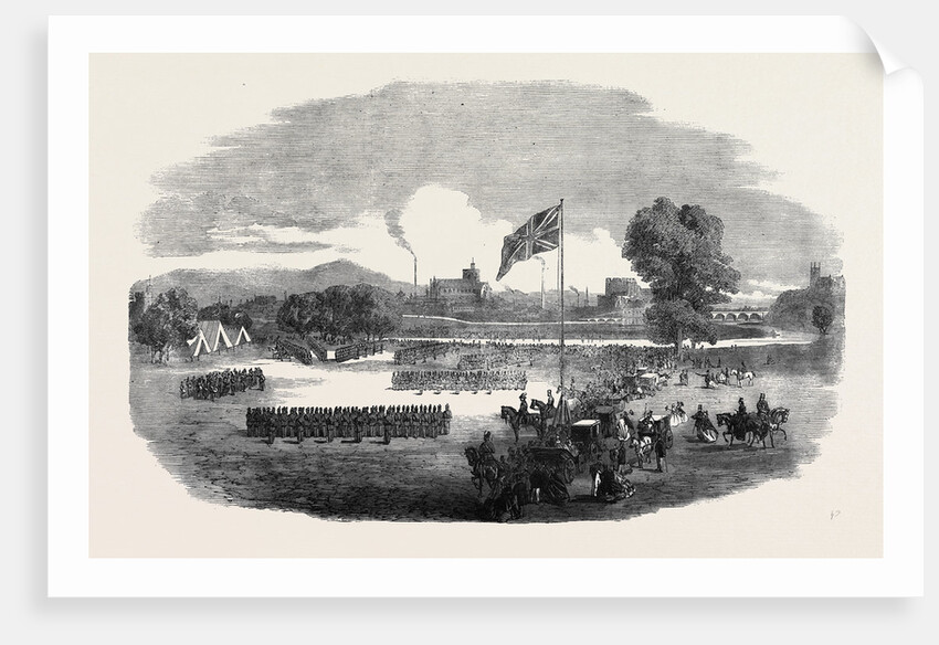 Review of the Cumberland Rifle Volunteers in Rickerby Park Carlisle by Anonymous