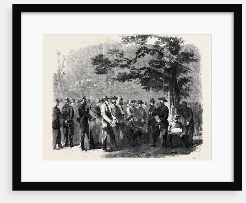 The Civil War in America: Confederate Prisoners Captured by United States' Pickets Between Fairfax and Manassas Junction Virginia by Anonymous