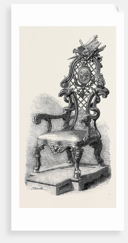 Garrick's Shakspeare Chair by Anonymous