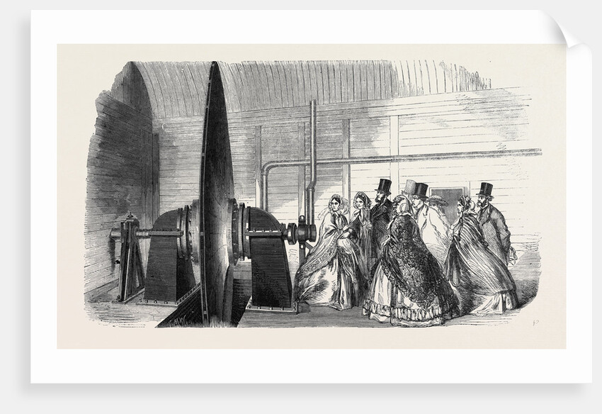 Section of Disc in the Engine House Pneumatic Letter and Parcel Conveyance by Anonymous