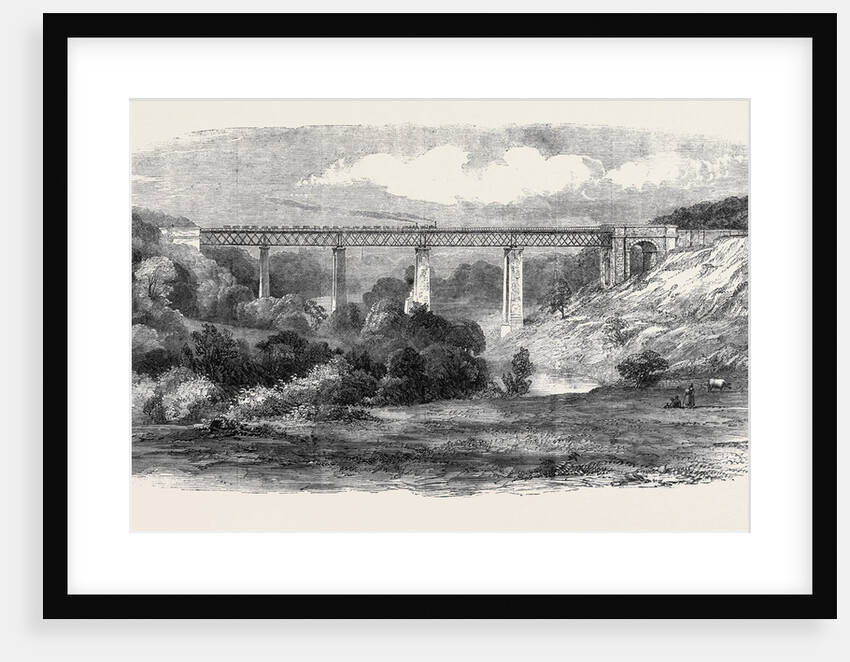 Opening of the South Durham and Lancashire Union Railway: The Tees Viaduct by Anonymous