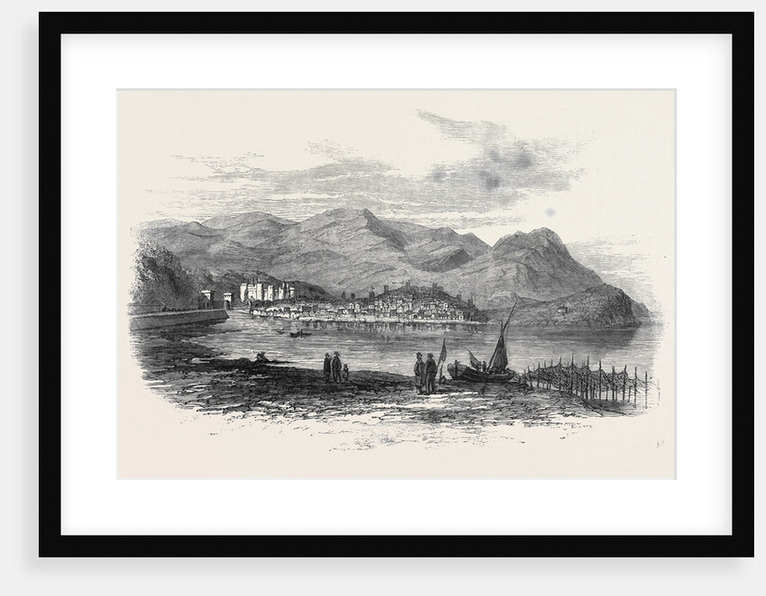 Eisteddfod or Congress of Welsh Literati at Conway Castle: The Town and Castle of Conway by Anonymous